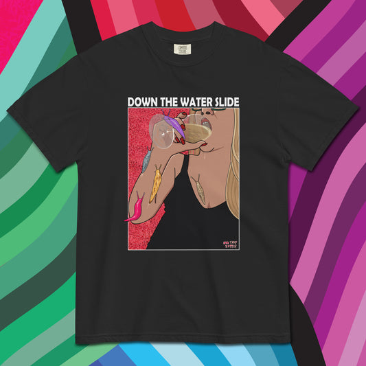 Down the water slide - unisex t-shirt